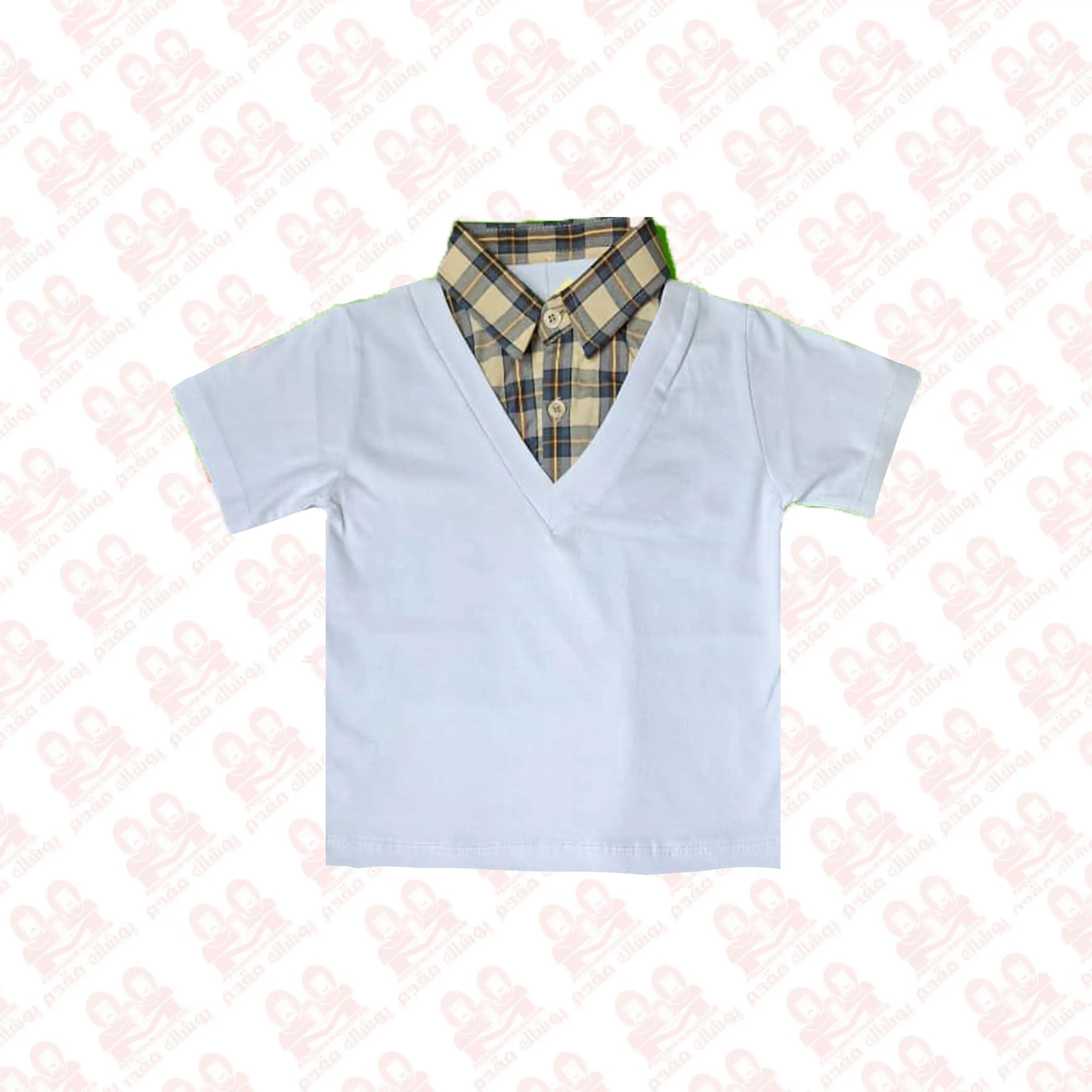 تیشرت پسرانه پنبه دویقه کد1100-2180-02 سایز65