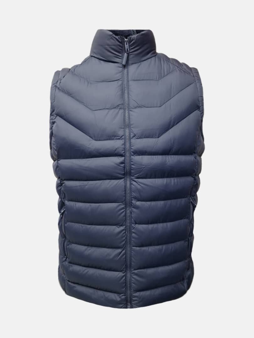 پافر مردانه کلاهدار شمعی سرمه ای CN2653 سایز8XL