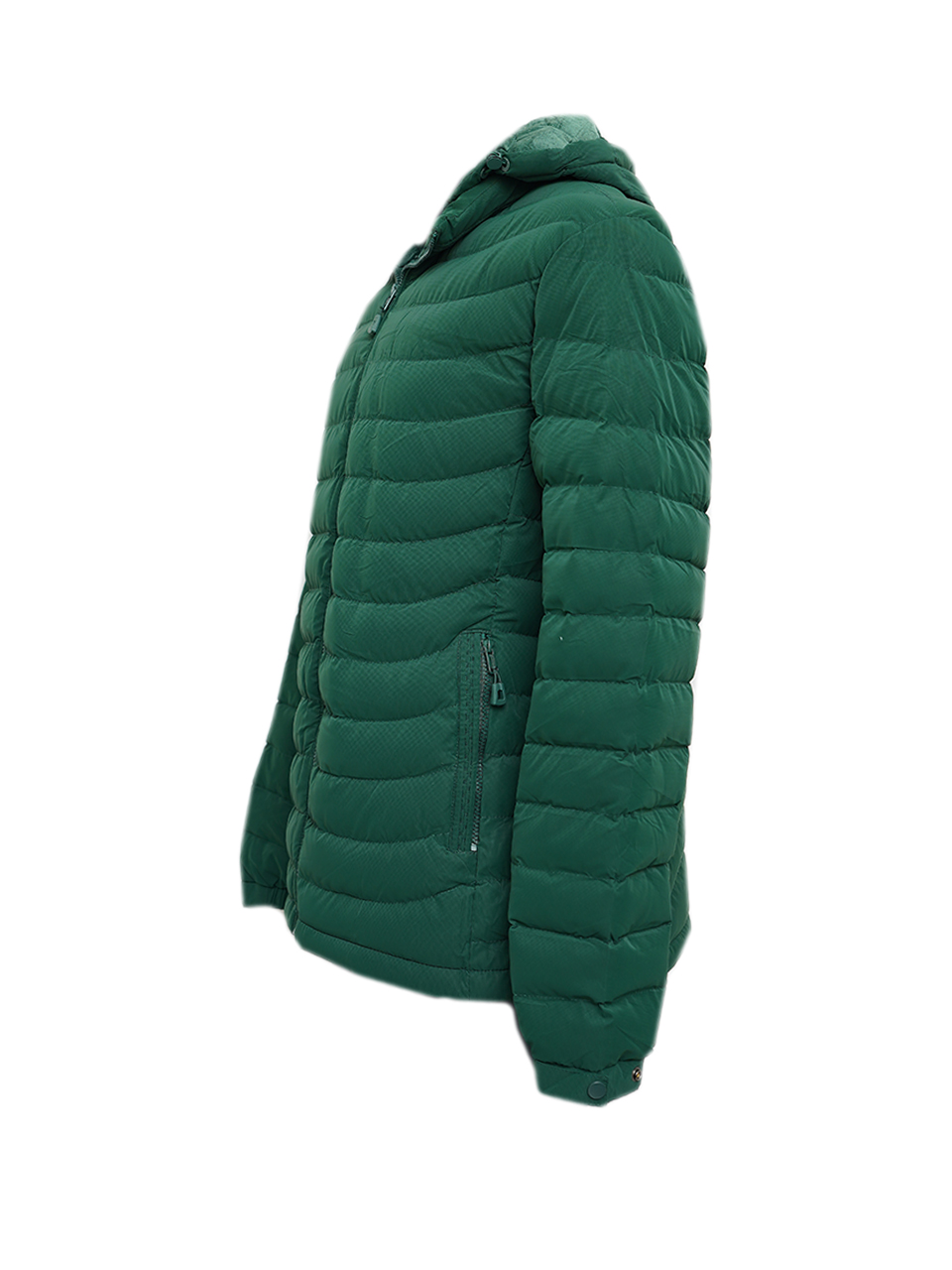 کاپشن مردانه پر سیلیکونی مخمل سبز CN6015 سایز5XL