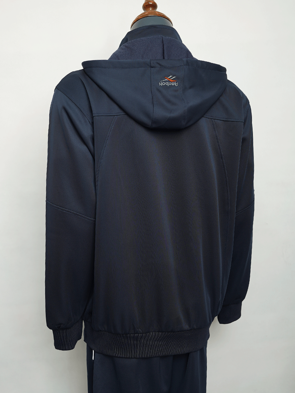 ست مردانه اسپرت کاپشن شلوار کلاهدار غواصی سرمه ای DI112 سایز5XL