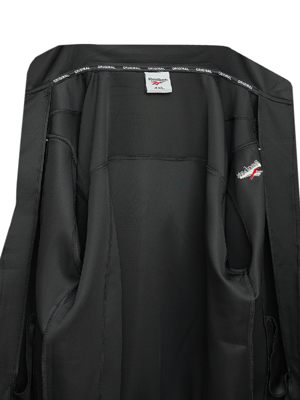 ست مردانه اسپرت کاپشن شلوار کلاهدار غواصی مشکی DI112 سایز6XL