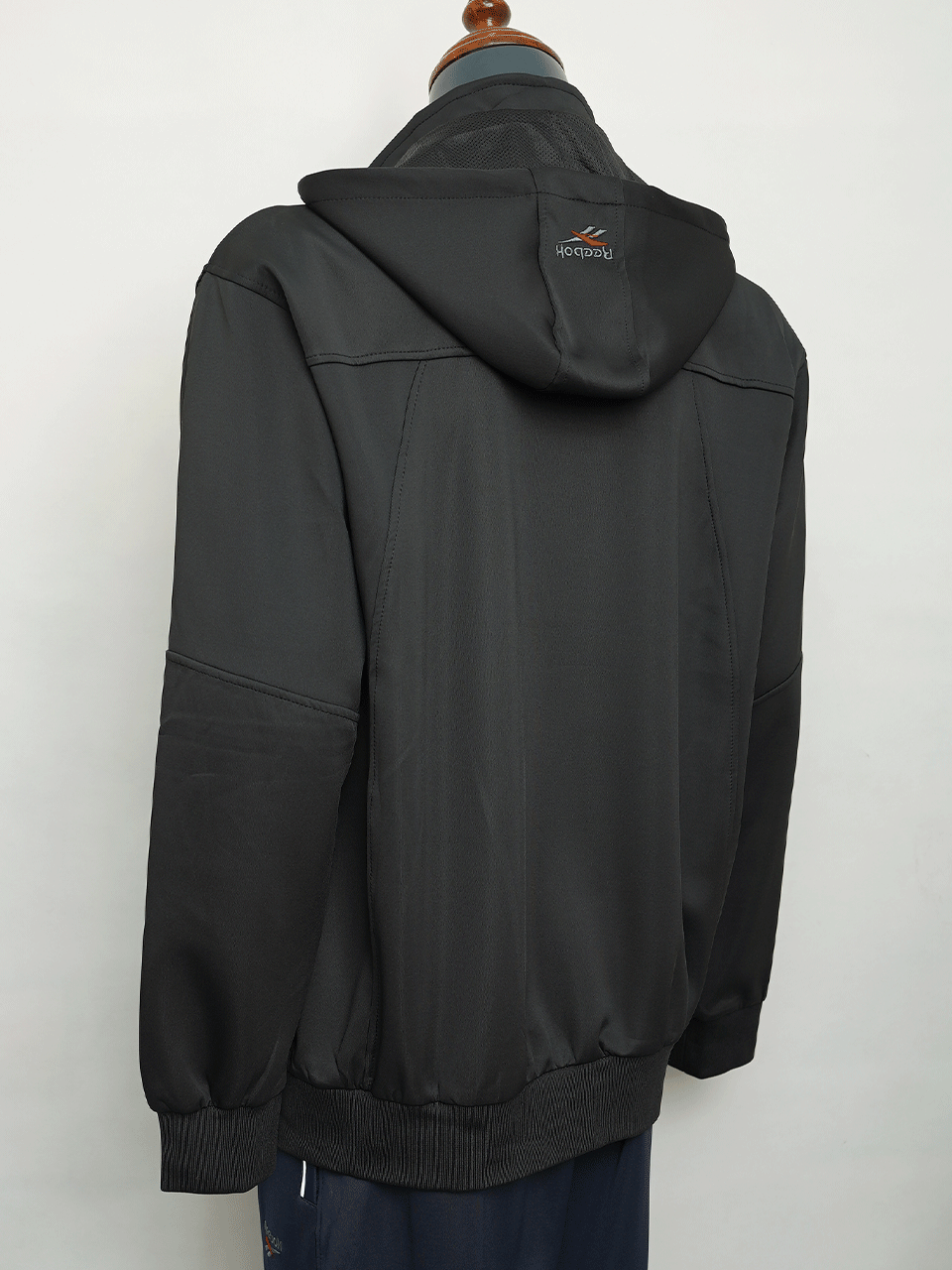 ست مردانه اسپرت کاپشن شلوار کلاهدار غواصی مشکی DI112 سایز4XL